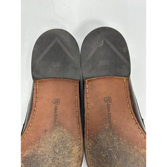 Allen Edmonds Sanibel Leather Loafer Shoes Mens Size 11.5D Brown Slip On *EUC - Picture 13 of 13